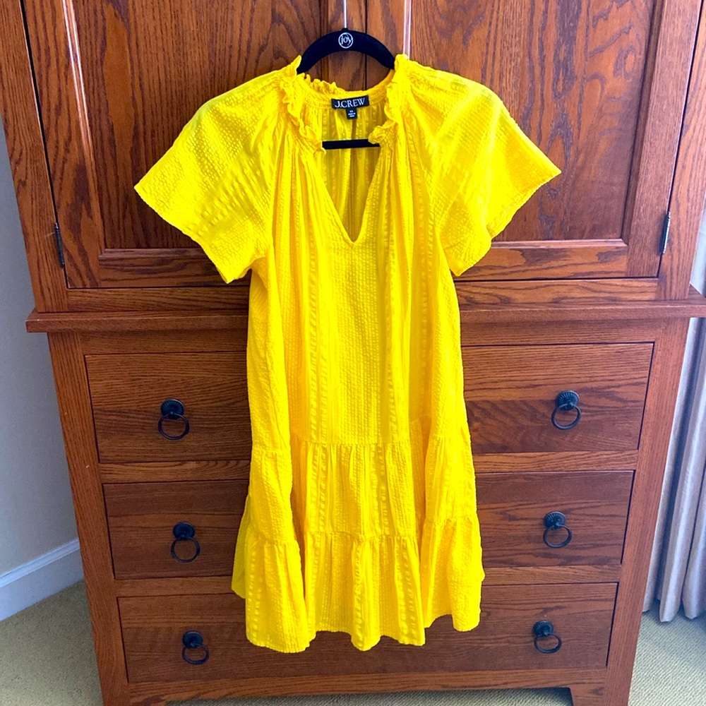 J Crew Ruffle Dress